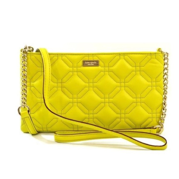 kate spade Handbags - Kate Spade Neon Yellow Astor Court Presley Bag